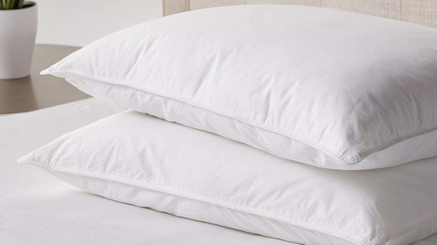 The Chamberloft Pillow, featured in hotels around the world, is divided into three internal chambers, each with their own blend of fill.